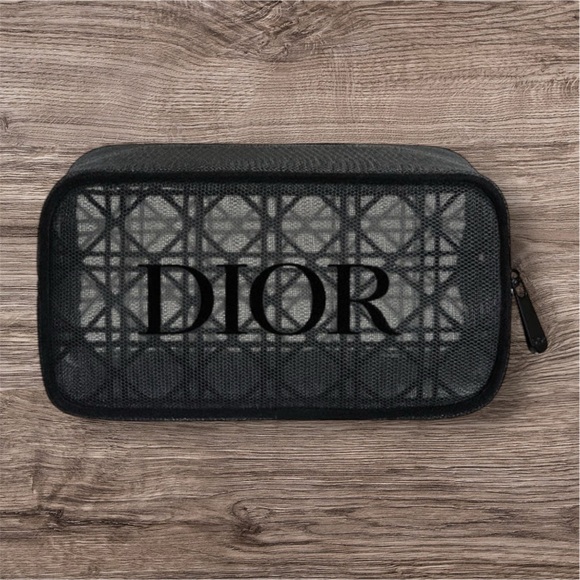Dior Beauty Black Mesh Pouch - Picture 1 of 3